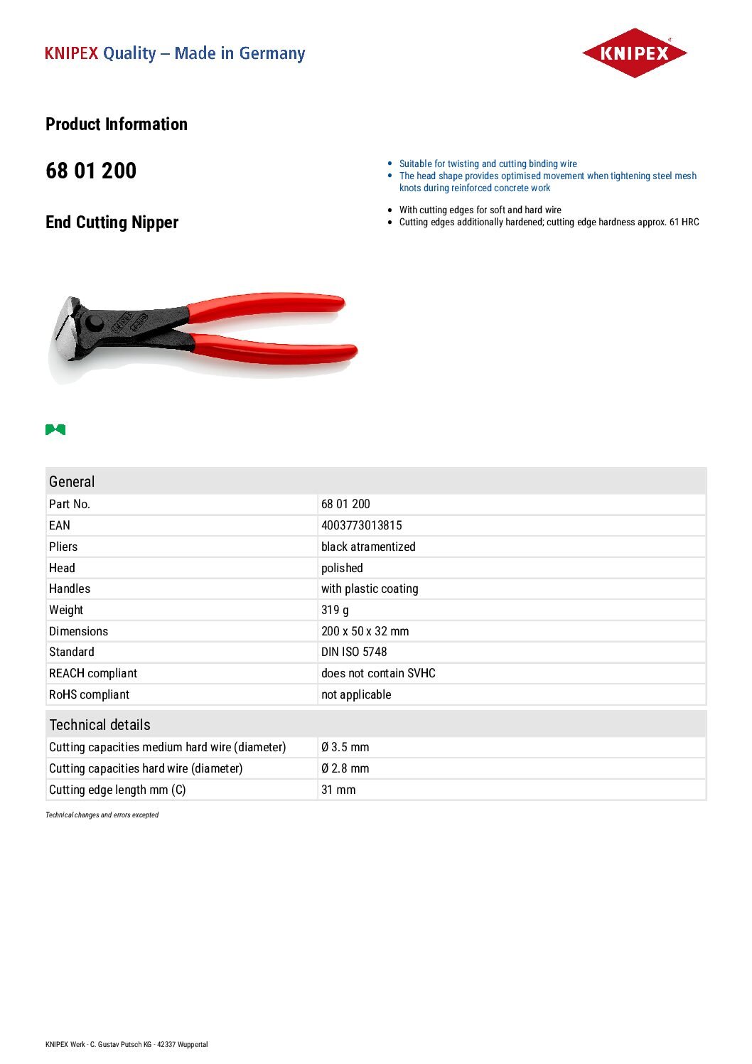 Knipex 68 01 200 - Image 9