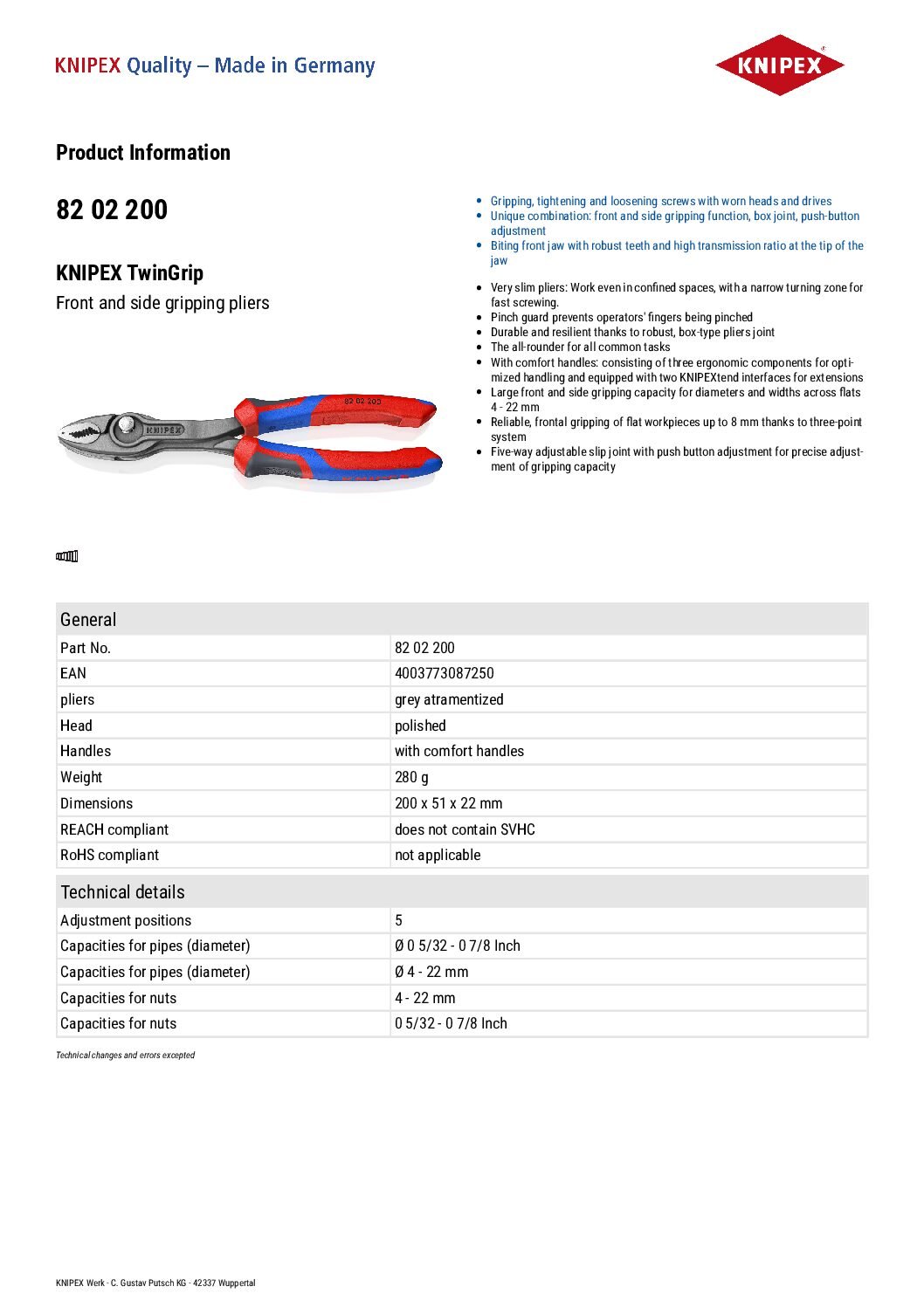 Knipex 82 02 200 - Image 11