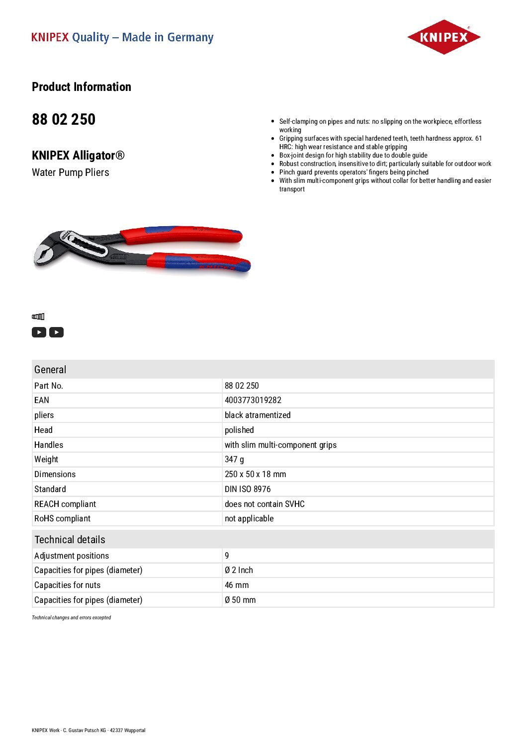 Knipex 88 02 250 - Image 7