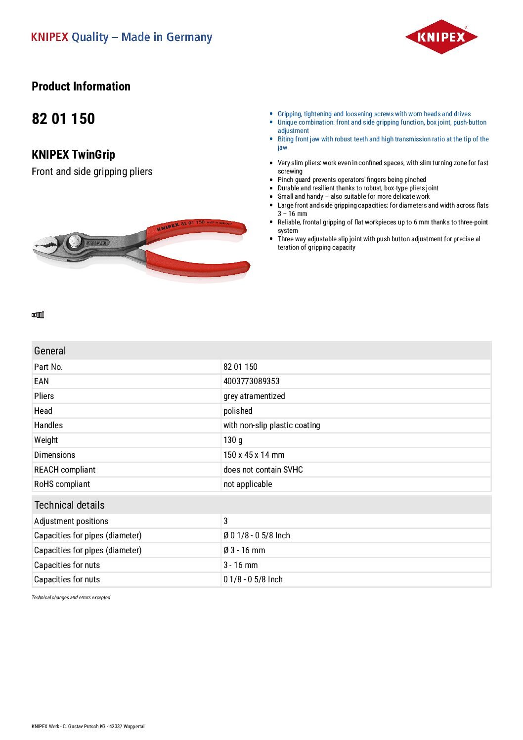 Knipex 82 01 150 - Image 19