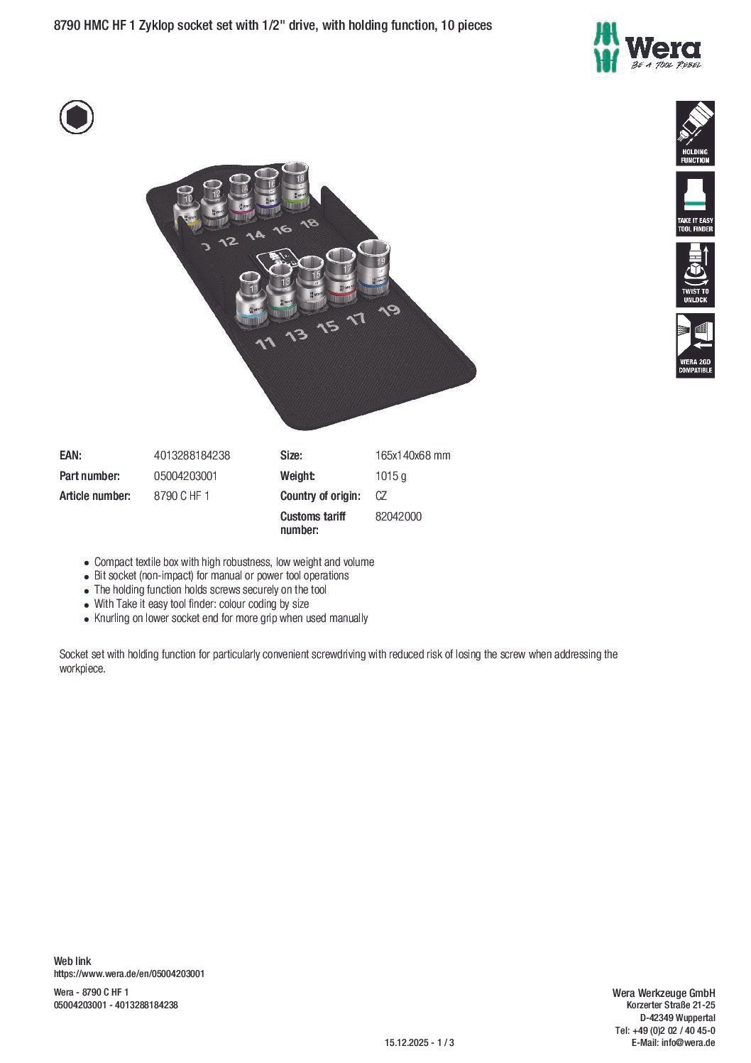 WERA 8790 HMC HF 1 - Image 7