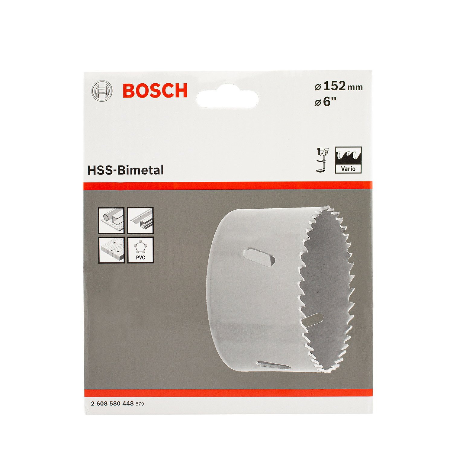 BOSCH 2608580448 152mm HSS Bi-metal Holesaw - Image 4