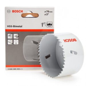 BOSCH 2608580432 Hss Bi Metal Hole Saw 76mm