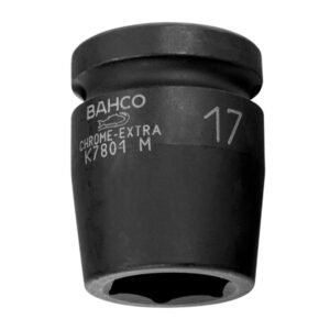 BAHCO 1/2" Square Drive Impact Sockets 17mm K7801M-17