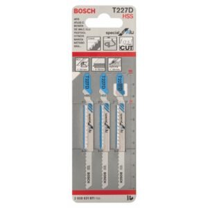 BOSCH 2608631030 -JIGSAW BLADE T 227 D SPECIAL FOR ALU