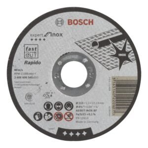 BOSCH 2608600545 Inox Cutting Disc 4.5" 1 mm