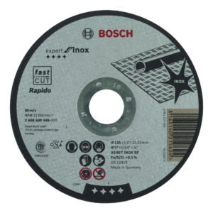 BOSCH 2608600549 Inox Cutting Disc 5" 1 mm