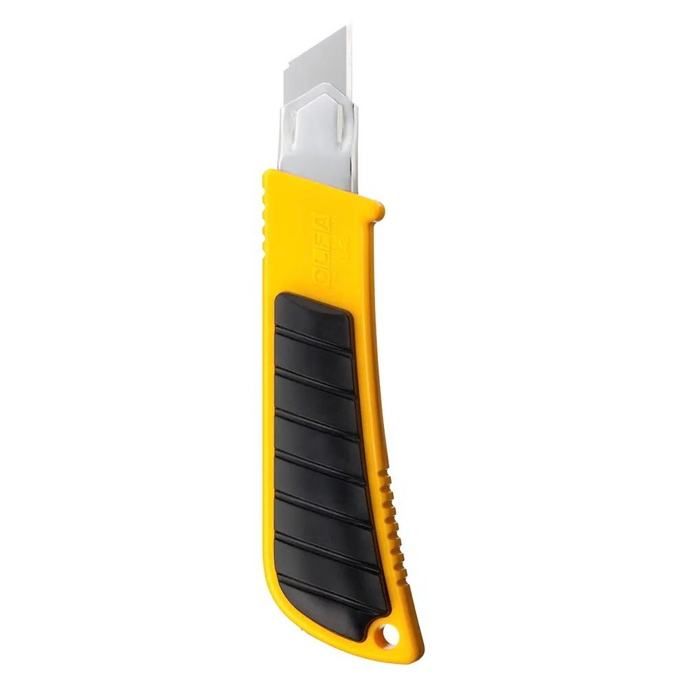 OLFA 18mm L-2 Classic Heavy-Duty Utility Knife with Rubber Inset - Image 3