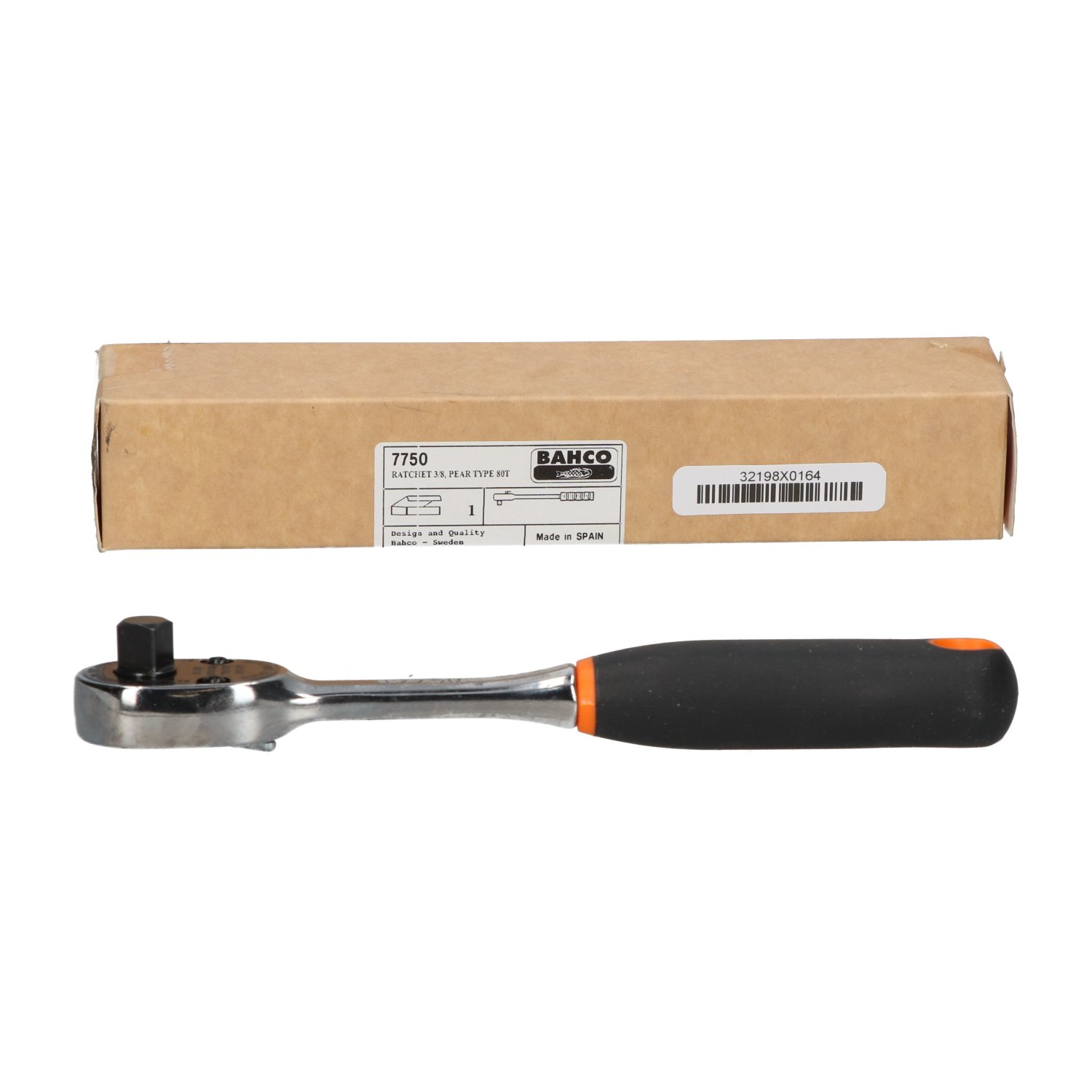 BAHCO 7750 Pear Head Reversible Ratchets 3/8" with 80 Teeth - Image 5