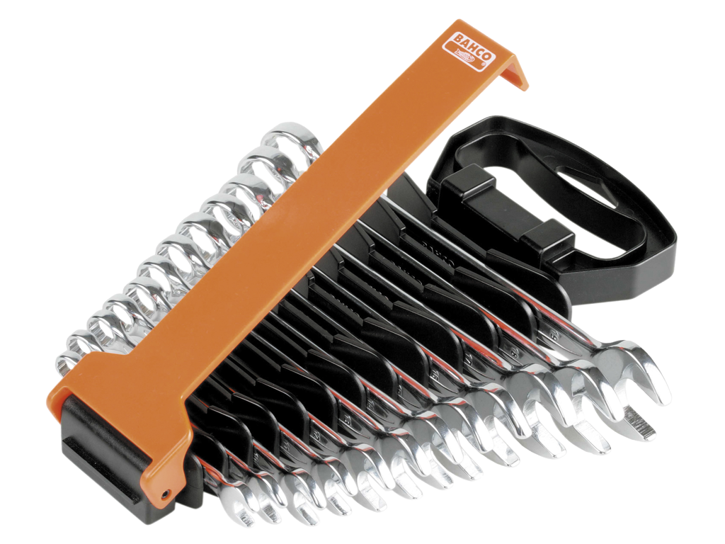 BAHCO 111M/SH12 Metric Flat Combination Wrench Set 8-19 mm-12 Pcs - Image 4