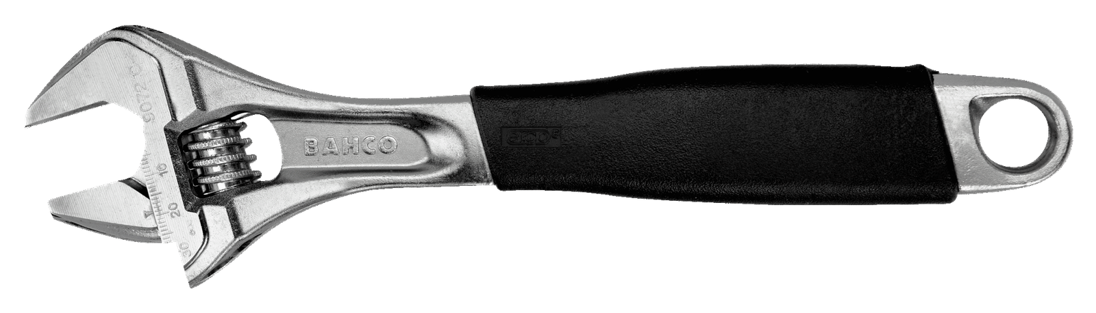 BAHCO 9072C ERGO™ Adjustable Wrenches with Rubber Handle and Chrome Finish 10” - Image 5