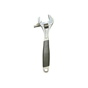 BAHCO 9073C ERGO™ Adjustable Wrenches with Rubber Handle and Chrome Finish12”
