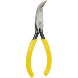 KLEIN TOOLS D302-6 Pliers Curved Needle Nose Pliers 6-1/2-Inch