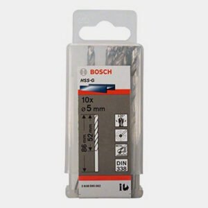 BOSCH 2608595062 metal drill bit HSS-G 5mm 10 pcs