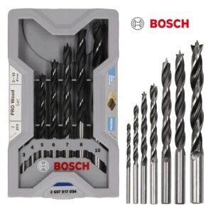 BOSCH 2607017034 wood drill set in plastic case 7pc